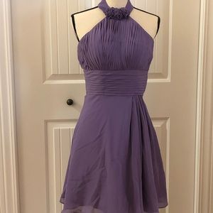 NWT Coco Melody sheer ribbed halter dress sz2